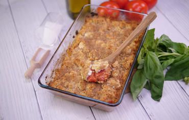 Crumble salé tomate chèvre