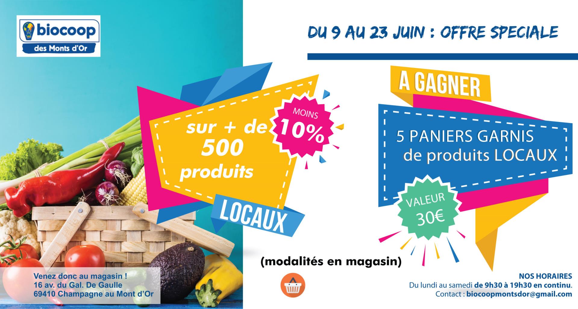 Paniers garnis : offre spéciale ! Paniers garnis : offre spéciale !