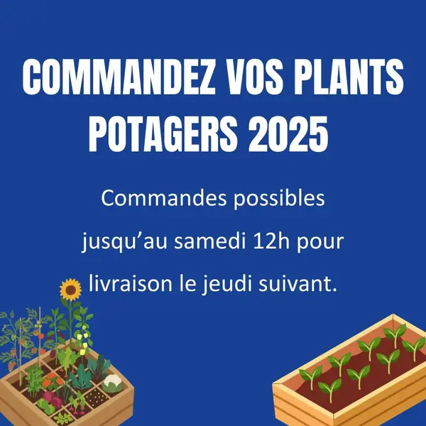 🌱 Commandez vos plants potagers 2025 – Biocoop des Monts d’Or